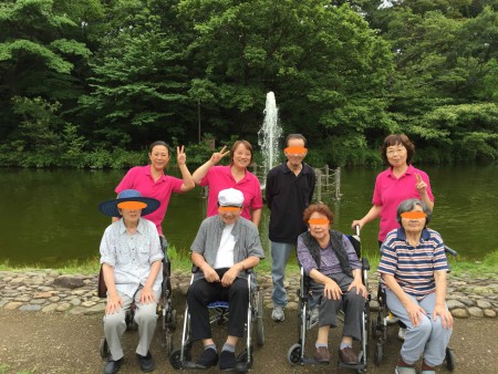 岩槻城址公園にて